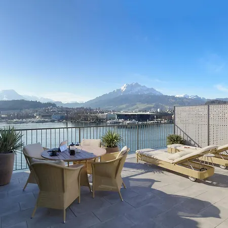 Grand Hotel National Luzern Exterior foto